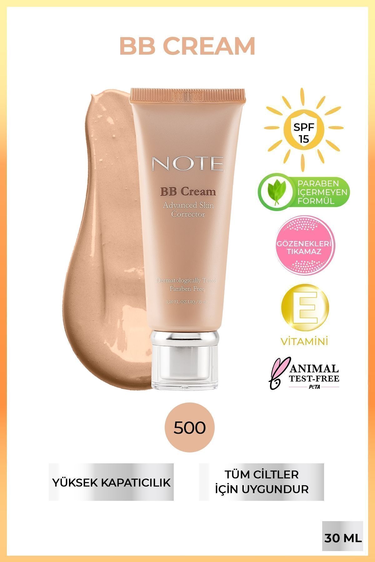 Note Cosmetics کرم صورت چندکاره با SPF 15 و خواص مرطوب کننده و پنهان کننده طبیعی