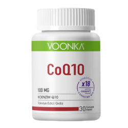 مکمل غذایی کوآنزیم وونکا Voonka CoQ10 ۱۰۰ میلی‌گرم، ۳۰ کپسول