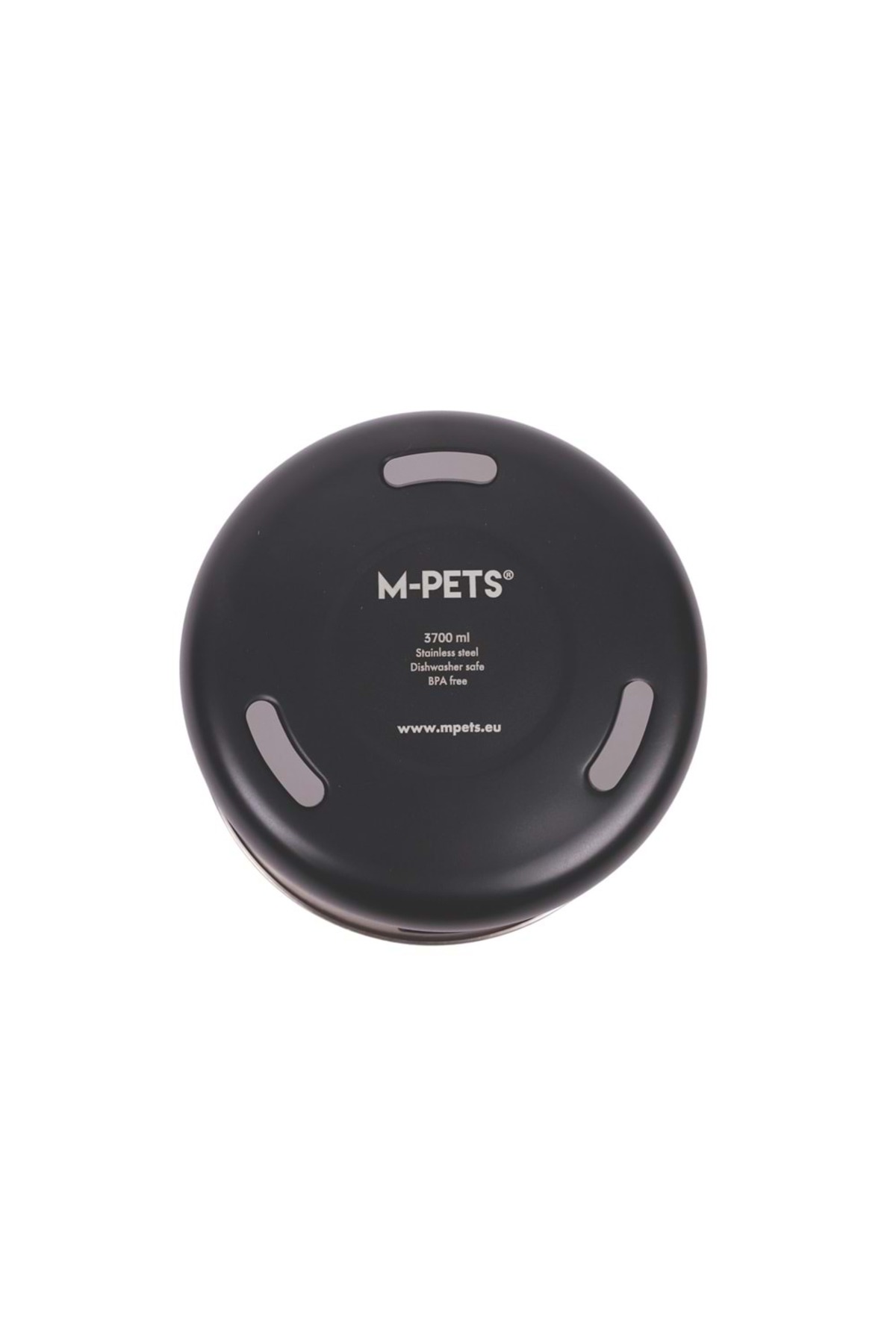 ظرف آب فلزی گربه و سگ ام‌پتس M-PETS Splash Control، مدل 60516599، مشکی 3,7L