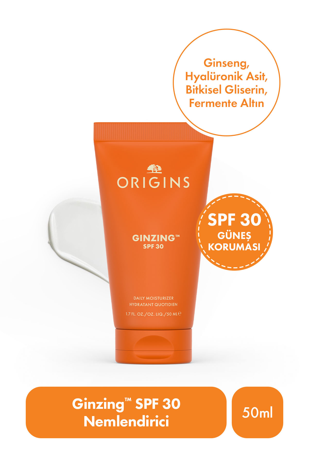 کرم صورت مرطوب کننده GINZING™ SPF 30 Origins