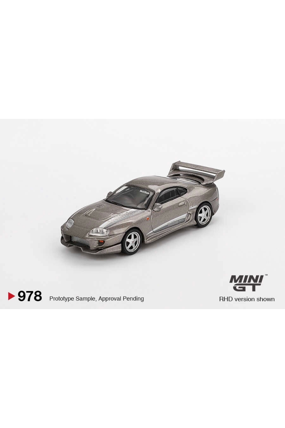مدل خودرو تویوتا سوپرا VEILSIDE COMBAT V II GREY 978 اورجینال mini gt