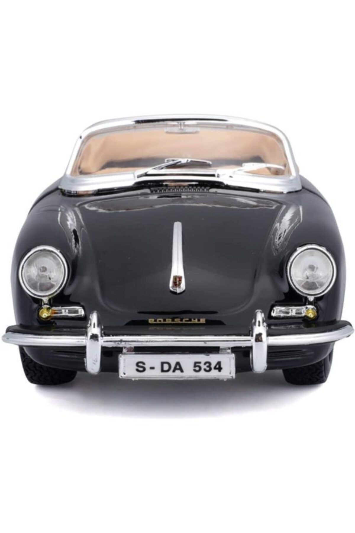 مدل خودرو PORSCHE 356B CABRIOLET 1961 MODEL کلاسیک CAR 1 24 SCALE مشکی اورجینال Burago