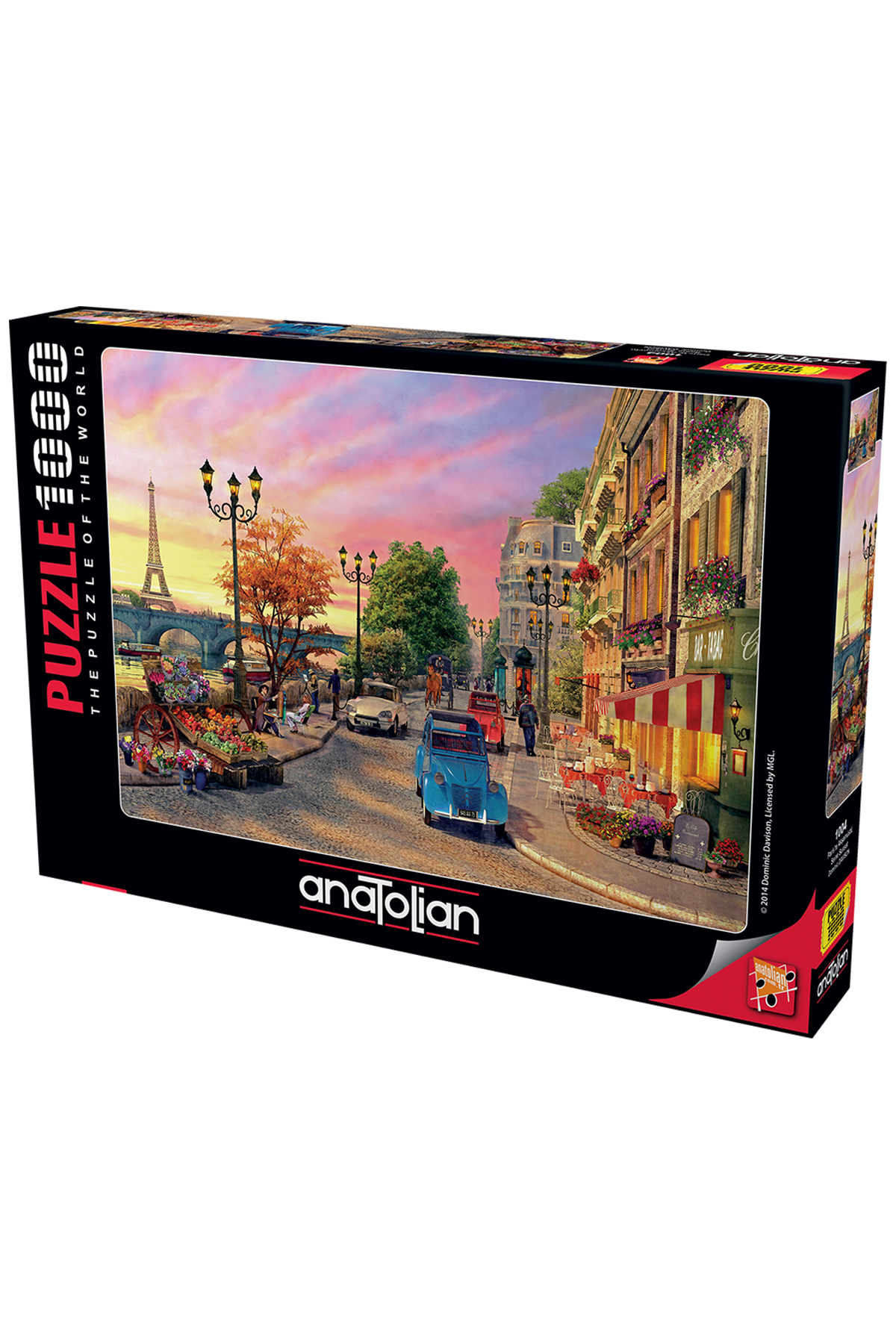 پازل 1000 قطعه پاریس بعد از ظهر 1004 اورجینال Anatolian Puzzle