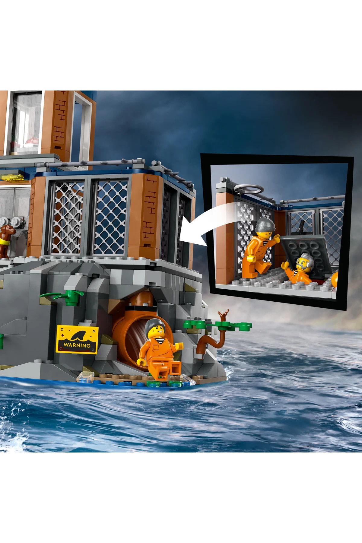 LEGO مجموعه ساخت شهر پلیس جزیره زندان 60419 7 سال و بالاتر (980 قطعه)