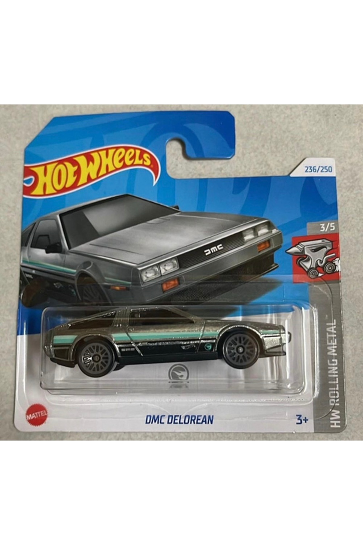 ماشین اسباب بازی DMC DELOREAN هات ویلز اورجینال HOT WHEELS