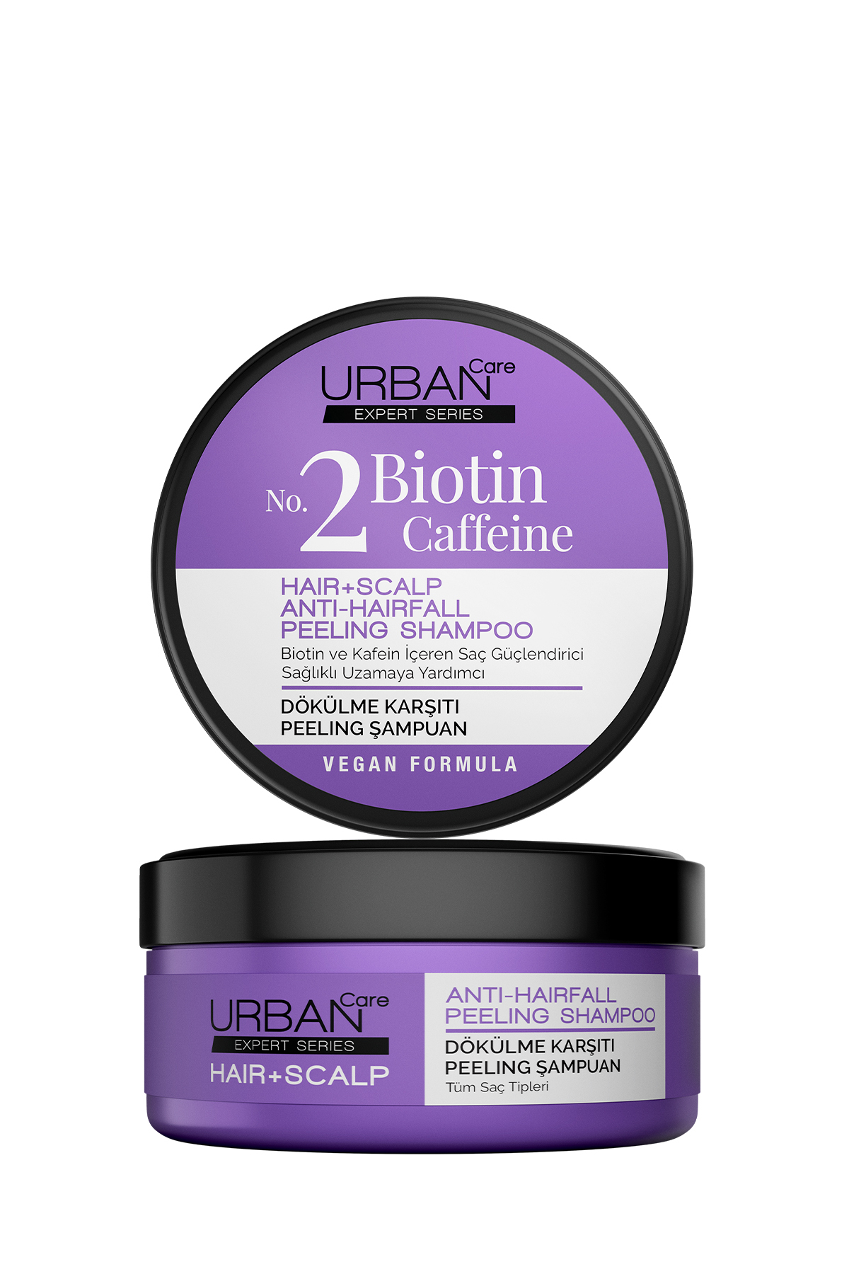 شامپو لایه بردار ضد ریزش بیوتین و کافئین - وگان - 200 میلی لیتر  اربن کر Urban Care