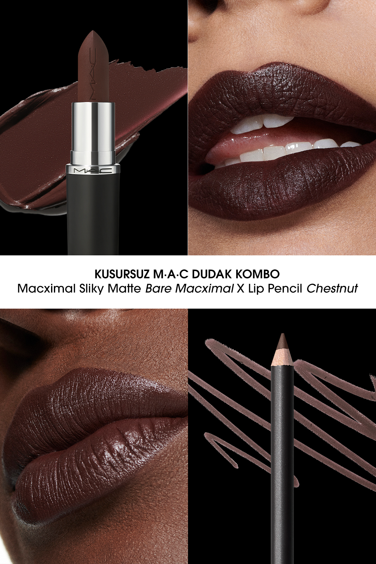 رژ لب مات ابریشمی مرطوب کننده رنگ فشرده موثر BARE MACXIMAL 3.5 گرم Mac