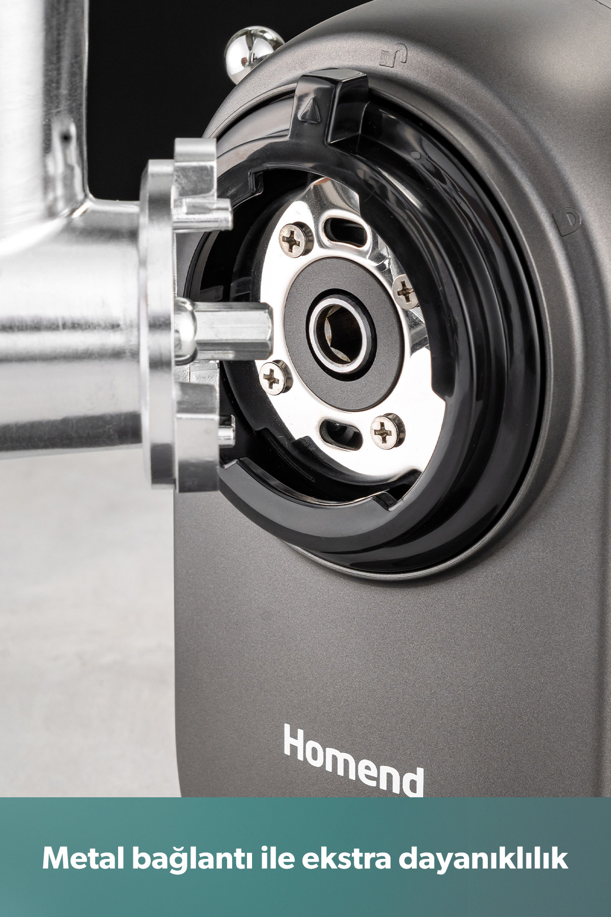 چرخ گوشت میت باکس 3101H استیل 1200 وات اورجینال HOMEND