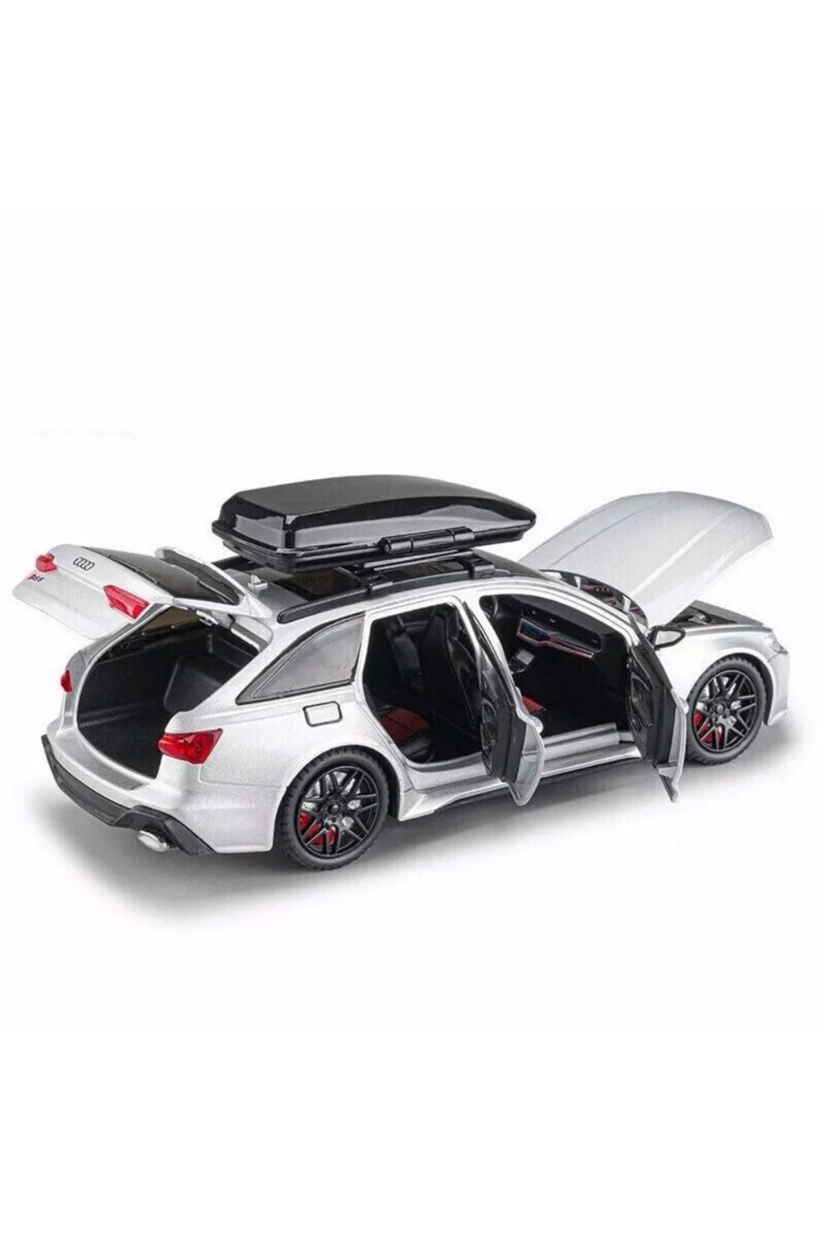 مدل خودرو AUDI RS6 CAR STATION WAGON 1:24 DIECAST METAL MODEL COLLECTION با صدا و نور 21 سانتی متر اورجینال scntoys