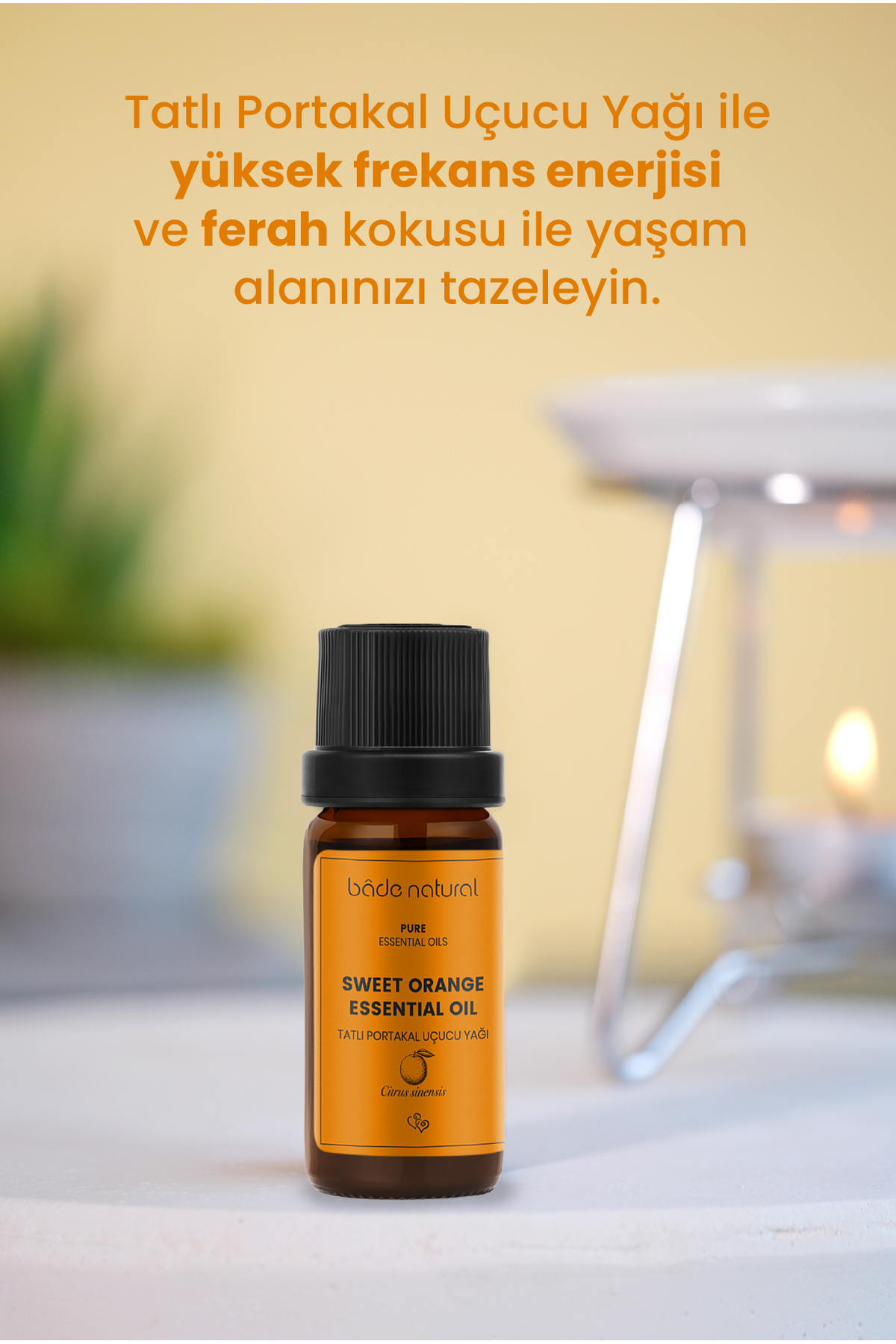 روغن مراقبتی پرتقال طبیعی 100% خالص 10 میلی لیتر بادا ناتورال Bade Natural