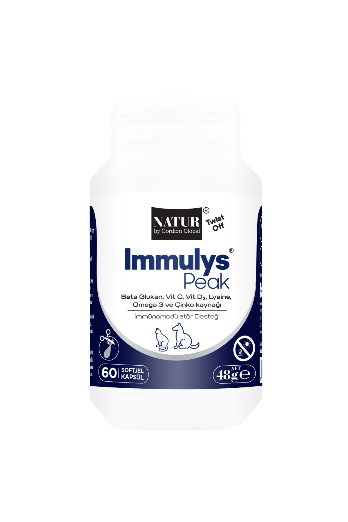 ویتامین گربه و سگ Natur Immulys Peak