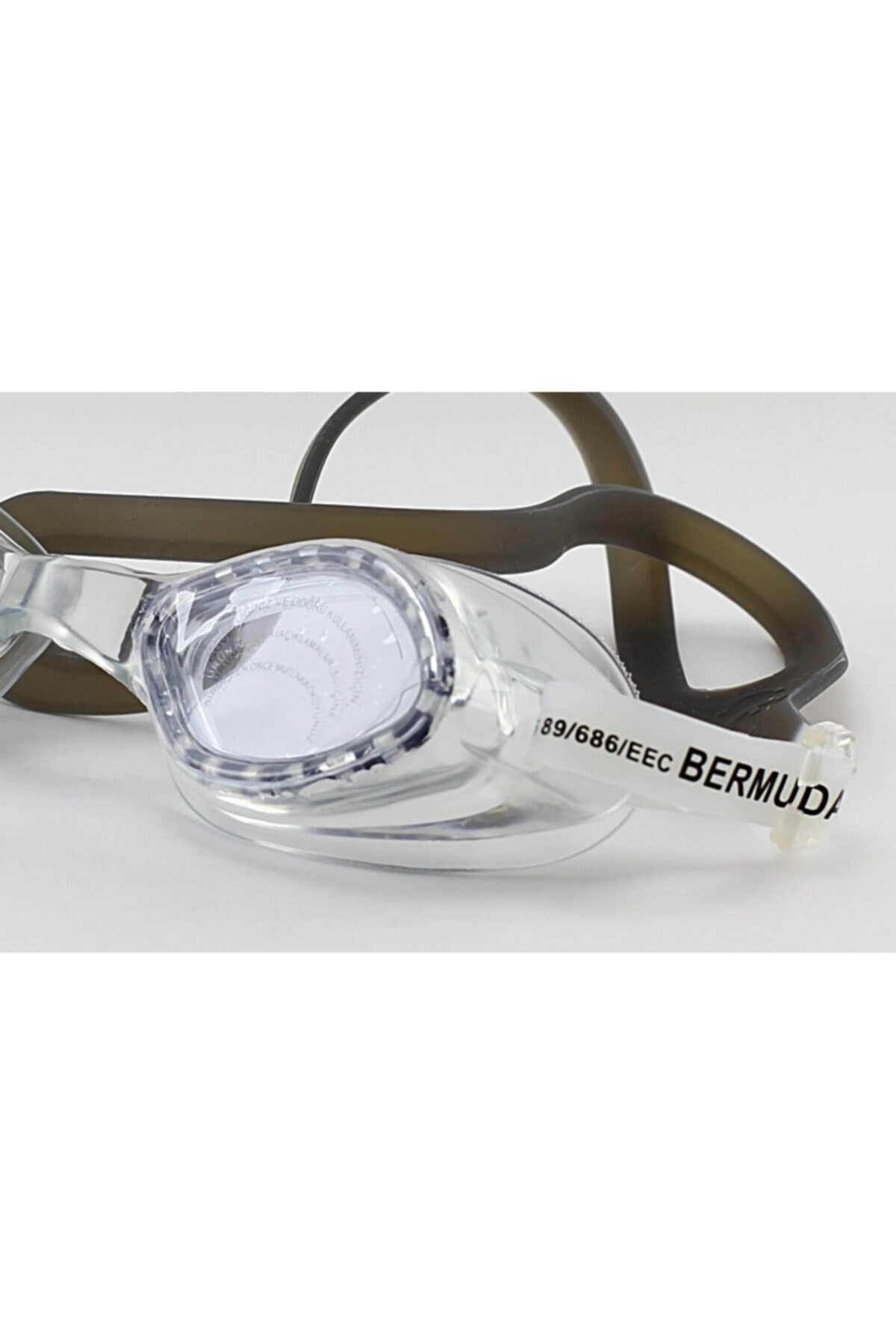 وسایل دریا عمده فروشی آیدنیز عینک شنای سیلیکونی کودکان 1840 زاویه باز با کیف زیپ دار BERMUDA