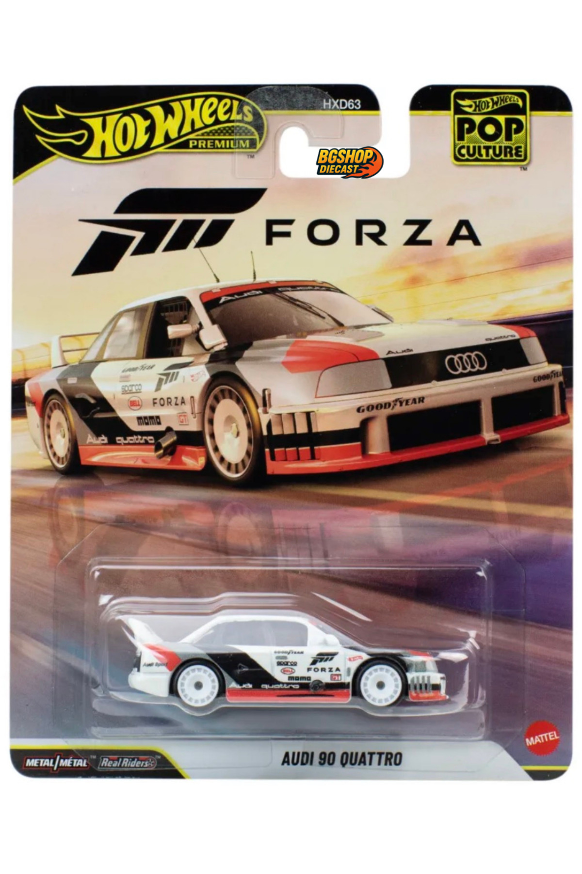 ماشین اسباب‌بازی هات ویلز Hot Wheels Premium Pop Culture Forza Horizon Audi 90 Quattro