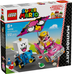 مجموعه ساختنی خودروهای Mario Kart سوپر ماریو لگو LEGO مدل 72038، ۵۱۲ قطعه، حداقل سن ۸ سال