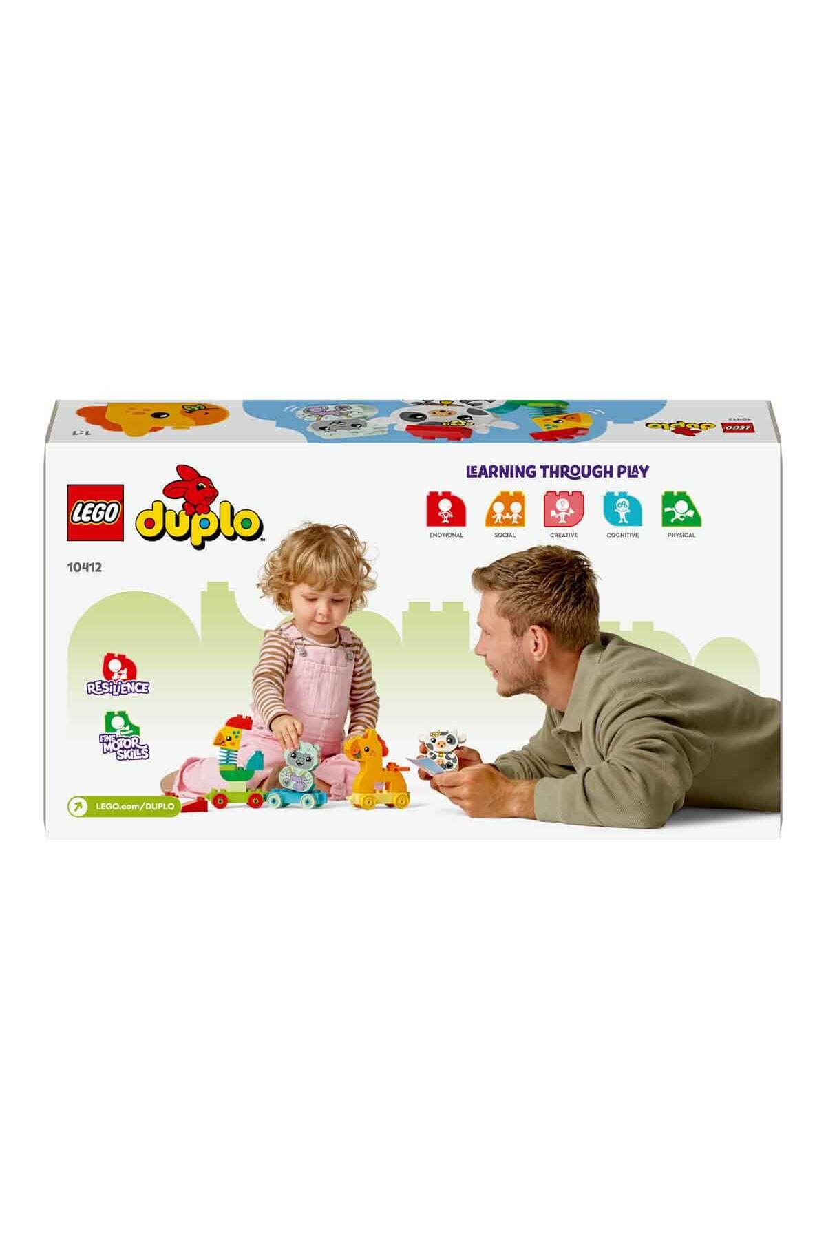 لگو و اسباب بازی های ساخت محور DUPLO® MY FIRST ANIMAL TRAIN 10412 چرخدار برای کودکان 1 نیم به بالا از ترکیه LEGO