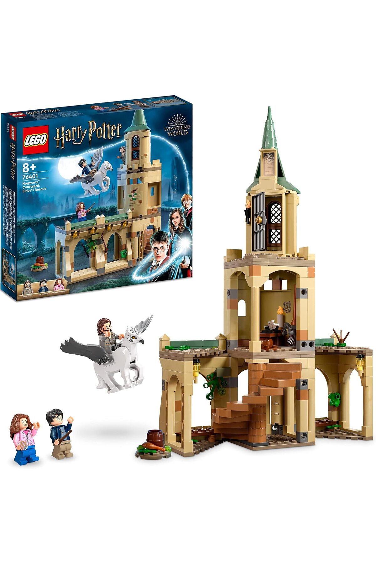 لگو و اسباب بازی های ساخت محور ® HARRY POTTER™ HOGWARTS™ COURTYARD: THE SALVATION OF SIRIUS 76401 345 PIECES اورجینال LEGO