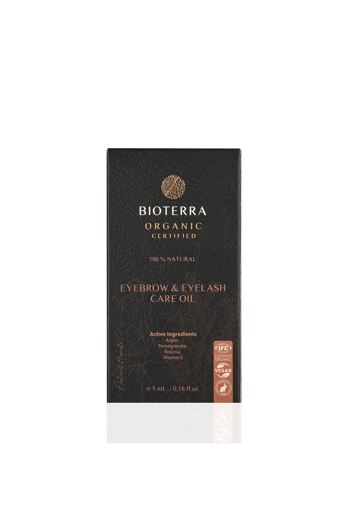 سرم ابرو و مژه ارگانیک 5 میلی لیتر با فرمولاسیون طبیعی Bioterra