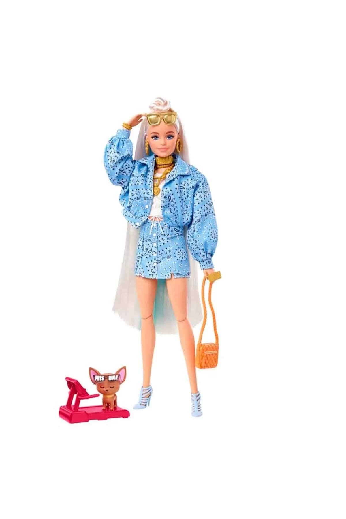 عروسک های اسباب بازی و لوازم جانبی اضافی کت شلوار آبی Barbie