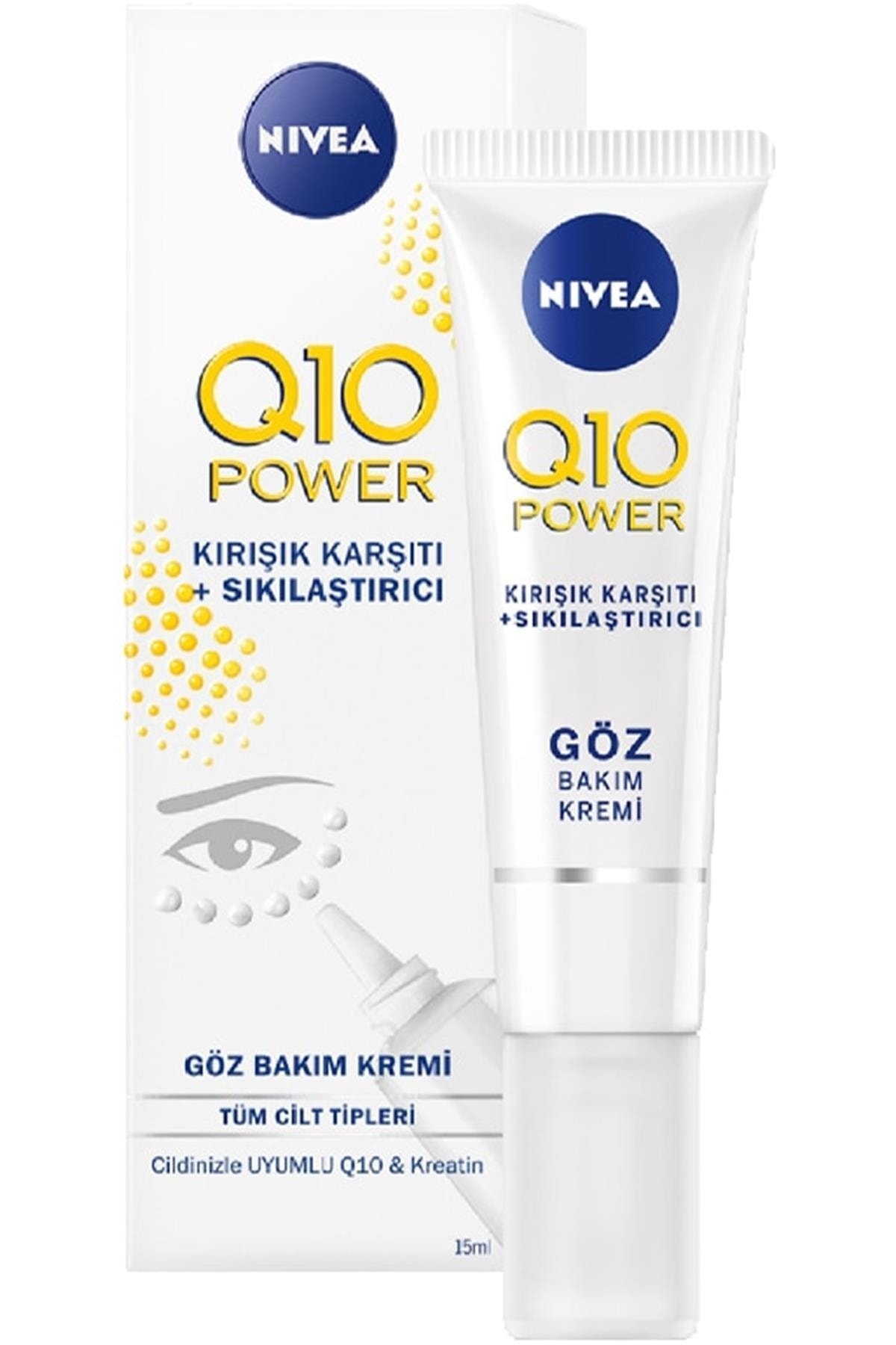 NIVEA کرم مراقبت از چشم ضد چین و چروک Q10 15 میلی لیتر