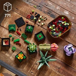 مجموعه ساختنی ساکولنت‌های لگو LEGO بوتانیکال کالکشن، ۷۷۱ قطعه، مدل ۱۰۳۰۹، مناسب ۱۸ سال به بالا