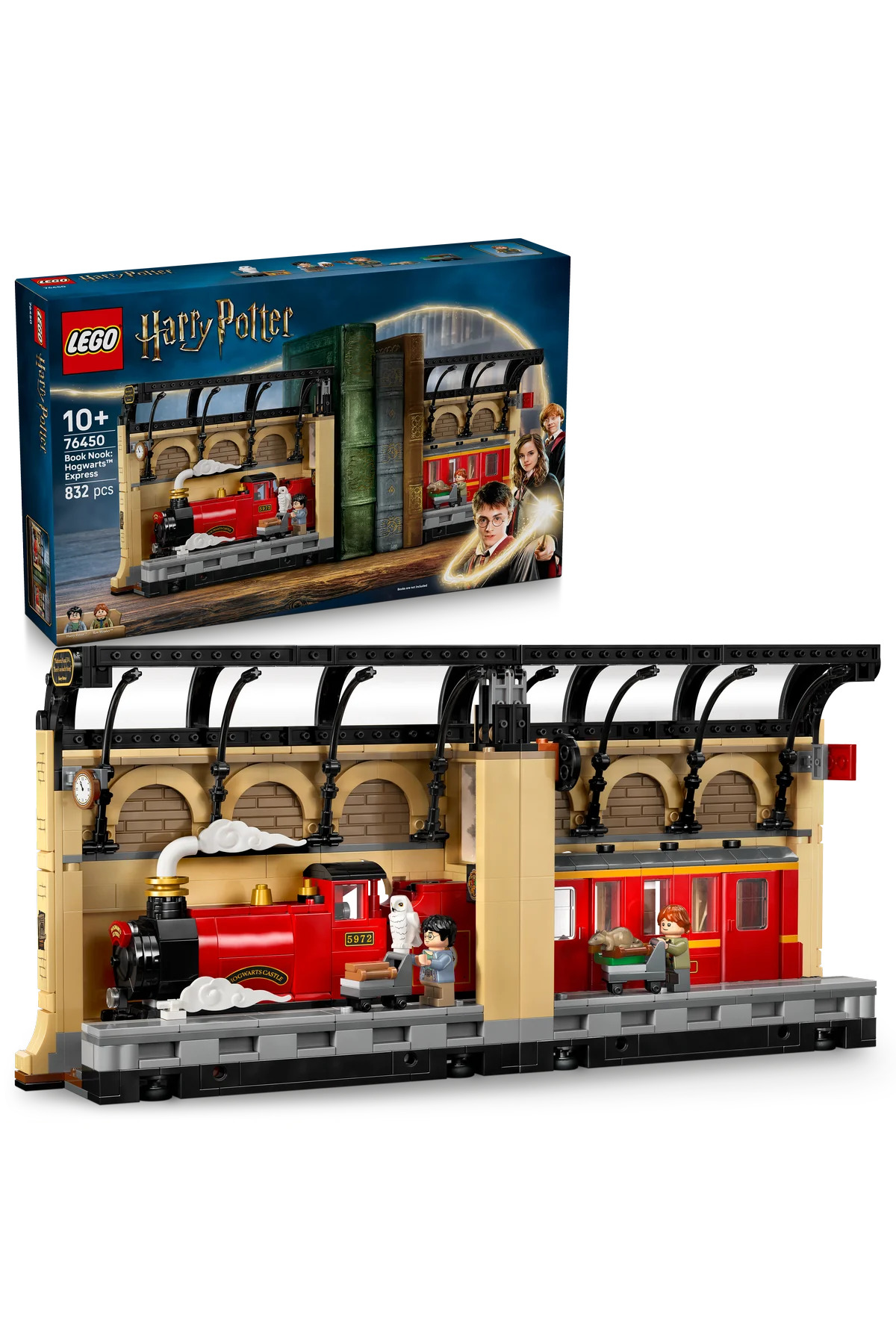 لگو و اسباب بازی های ساخت محور دکور قفسه کتاب هری پاتر: HOGWARTS™ EXPRESS 76450 10+ ست ساختمان خلاق 832P اورجینال LEGO
