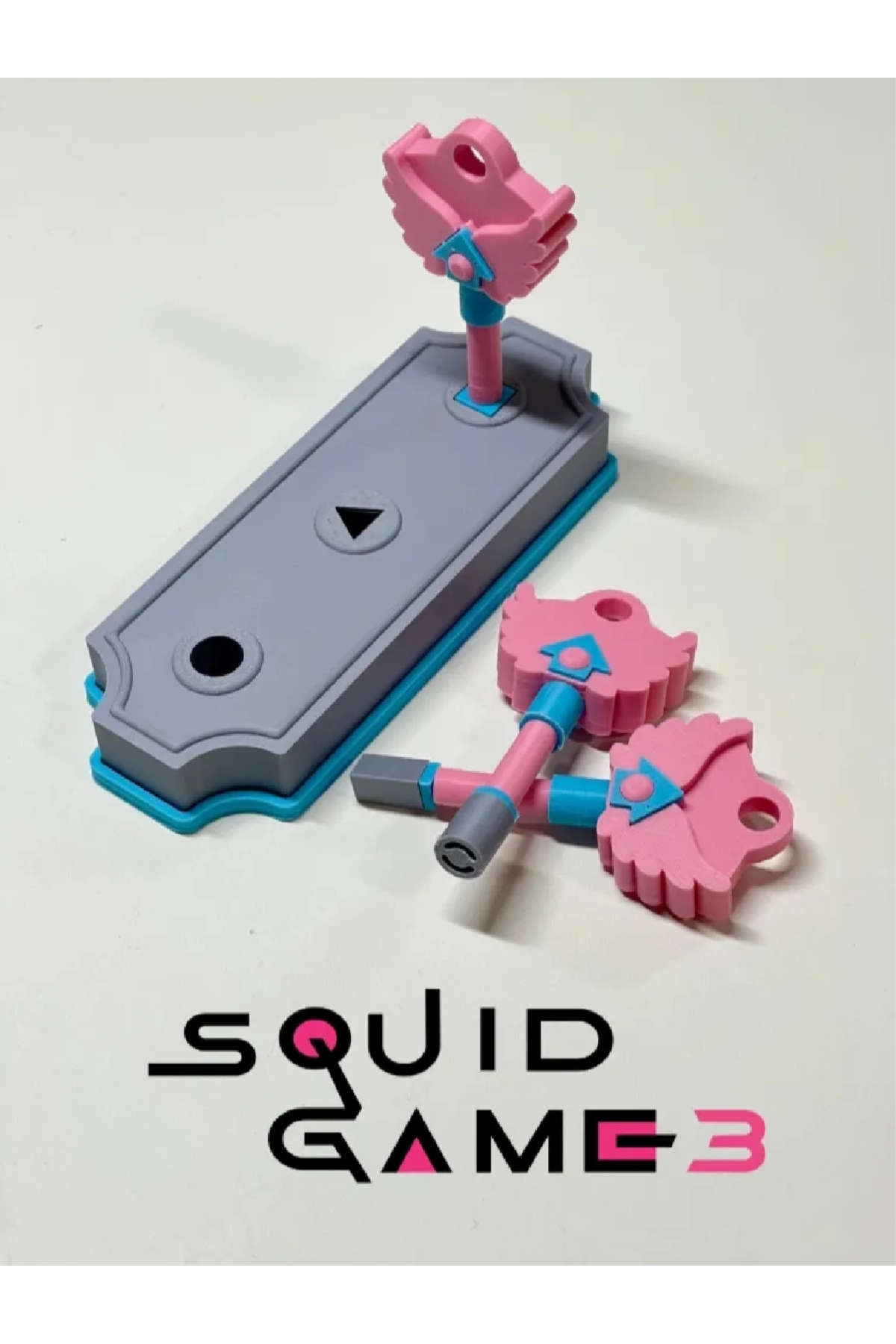 اسباب بازی های فیگور دیگر ست قفل کلید SQUID GAME 3 از ترکیه 3D