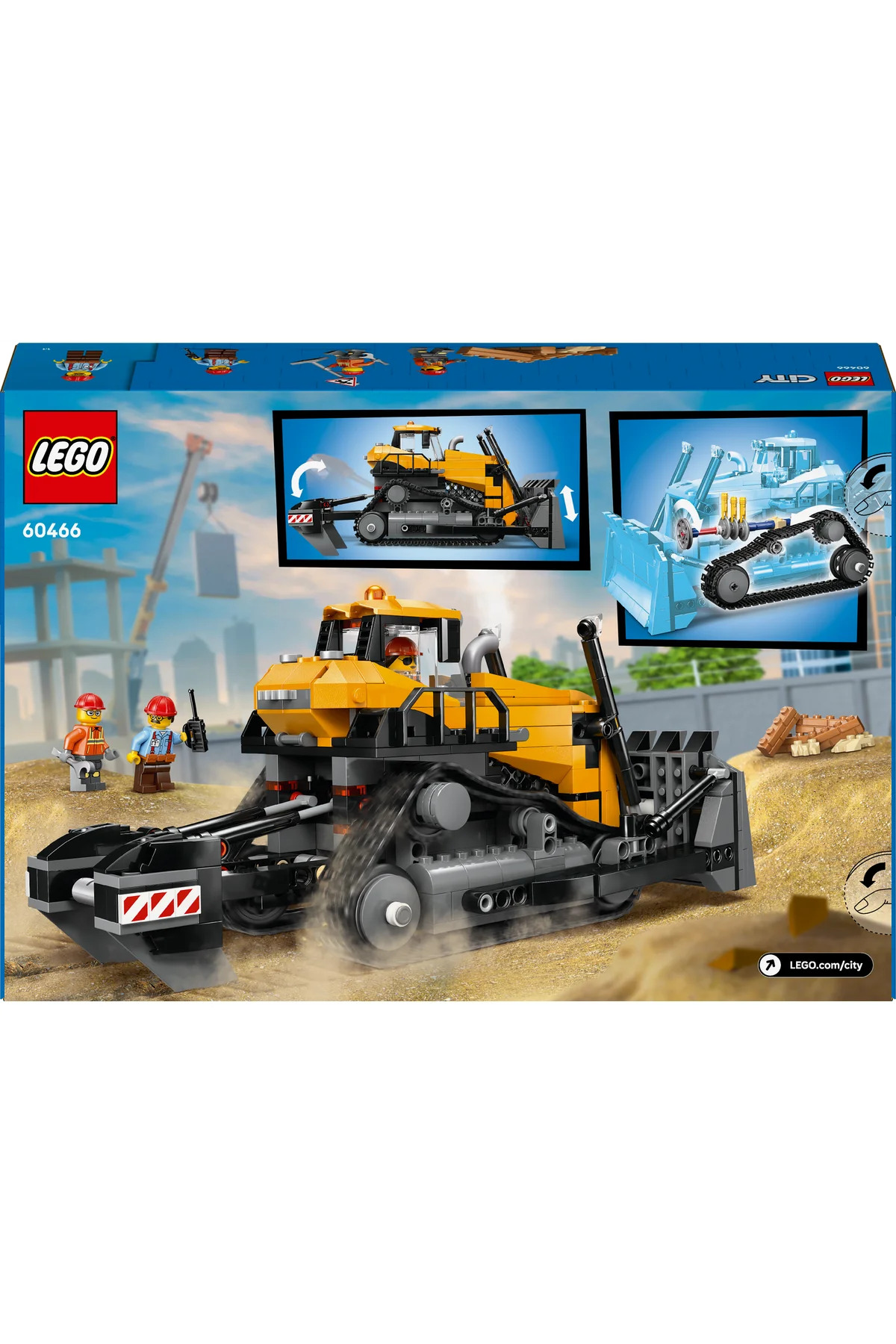 لگو و اسباب بازی های ساخت محور ® CITY YELLOW BULDOZER 60466 مجموعه ساختمانی خلاقانه برای کودکان 8 سال به بالا 682P از ترکیه LEGO