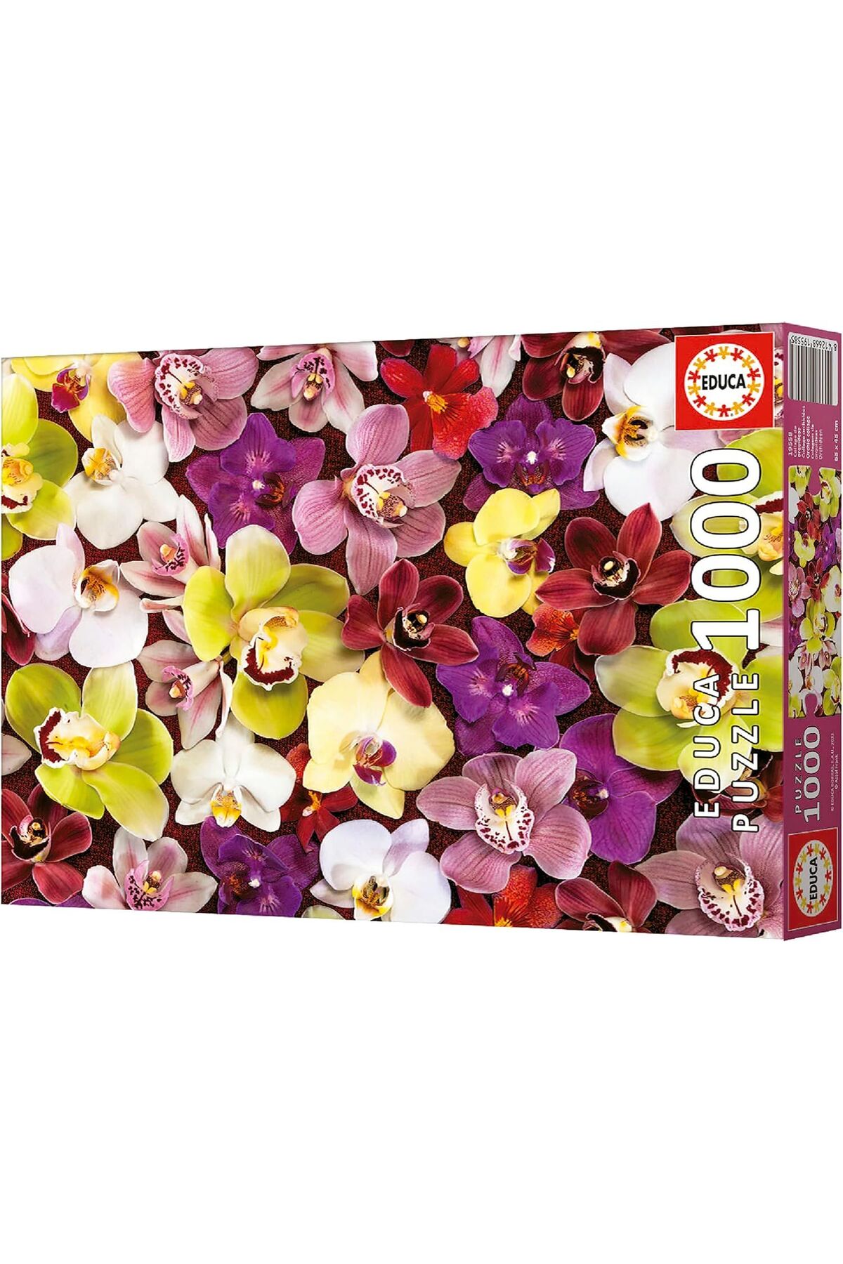 پازل EDUCA 1000 PIECES ORCHID FLOWER COLLAGE 19558 از ترکیه Educa Puzzle