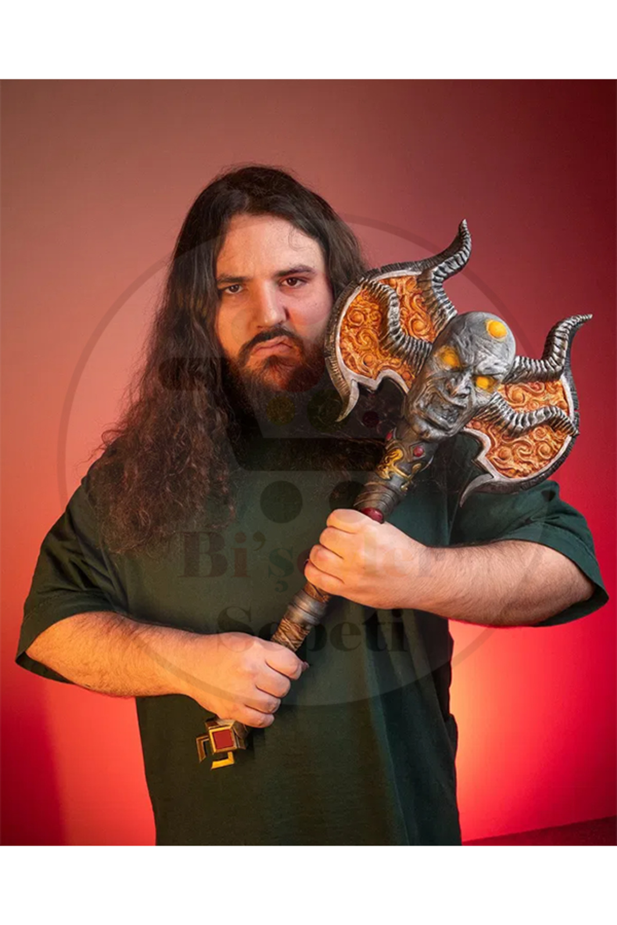 فیگور AXE OF THE DOOMED PRISONER 60 سانتی متر اندازه غول پیکر Bi'şeyler Sepeti
