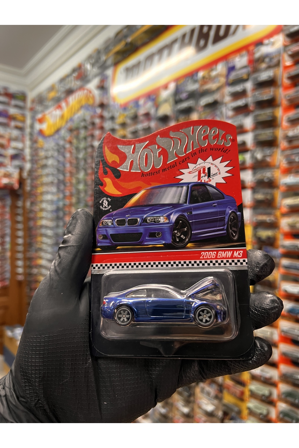 ماشین اسباب بازی جانوران تراشه آبی: RLC ویژه 2006 BMW M3 هات ویلز اورجینال HOT WHEELS