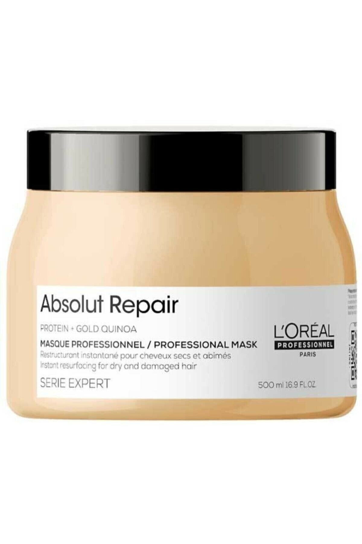 ماسک مو ترمیم کننده موهای آسیب دیده سری EXPERT ABSOLUT 500 میلی لیتری اورجینال L'oreal Professionnel