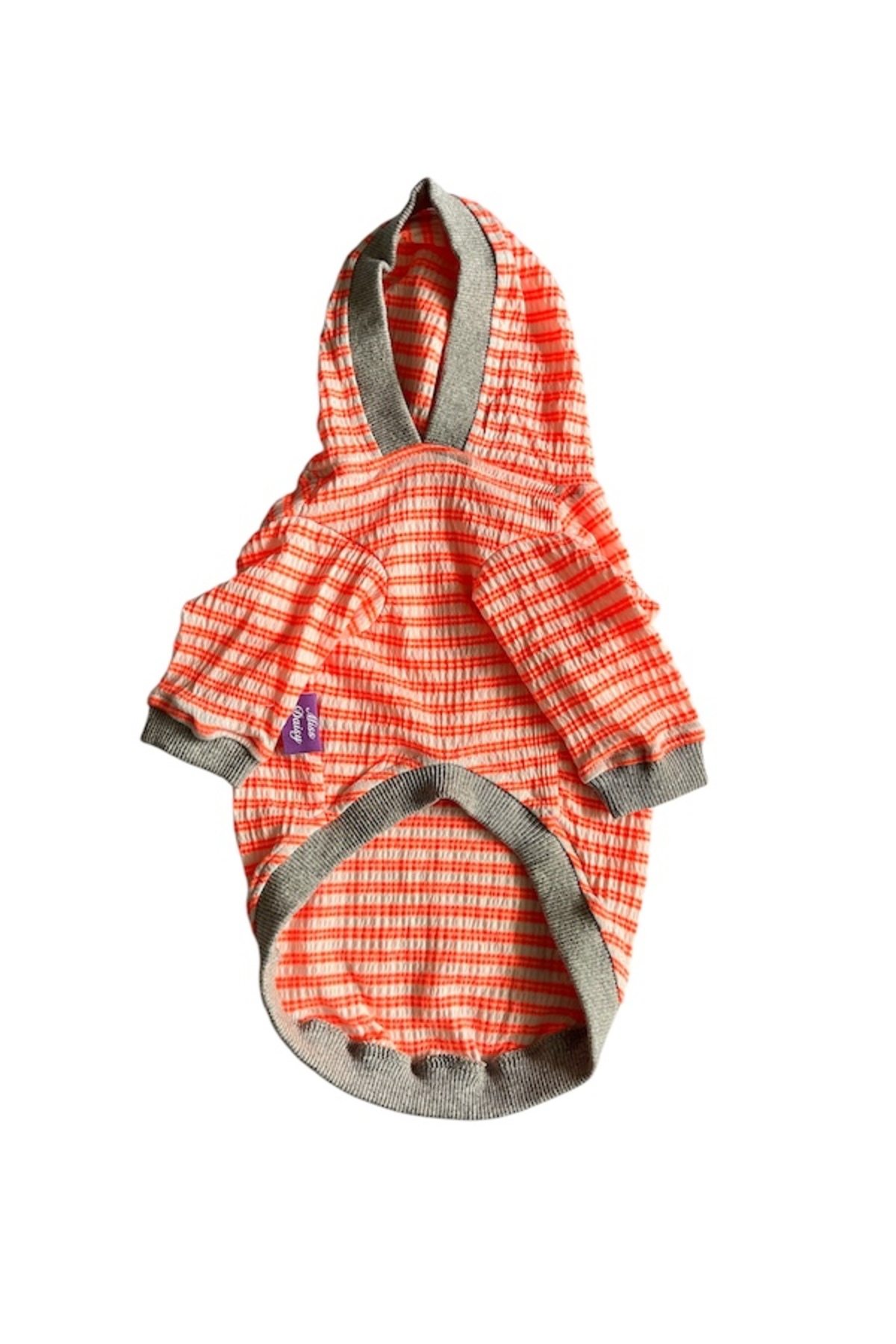 سویشرت سگ راه‌راه نارنجی نئونی میس دیزی پت بوتیک Miss Daisy Pet Boutique مدل MDNT001 چندرنگ