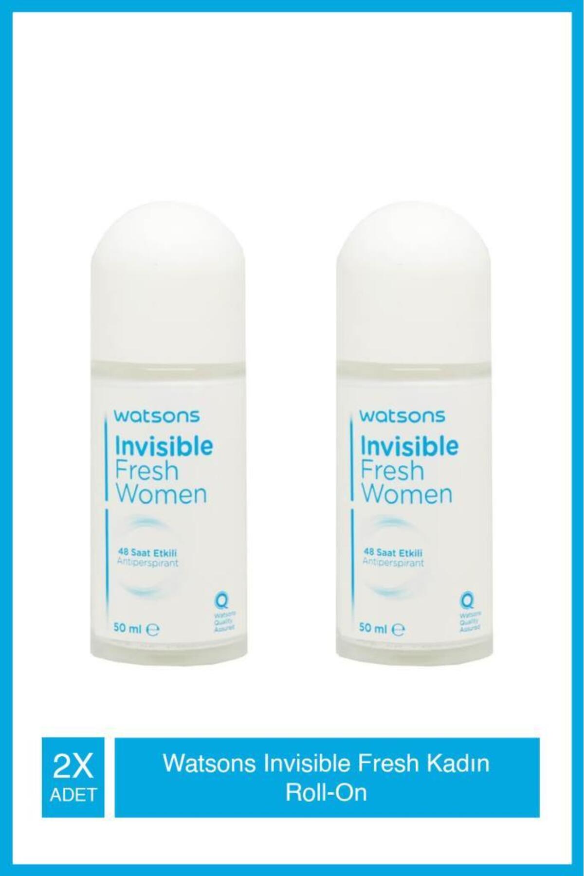 رول‌آن زنانه واتسونز Watsons Invisible Fresh، بسته ۲ عددی، هرکدام ۵۰ میلی‌لیتر