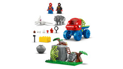 مجموعه ساختنی نجات کامیون دایناسوری تیم اسپایدی لگو LEGO مارول Marvel مدل 11199، ۱۳۶ قطعه