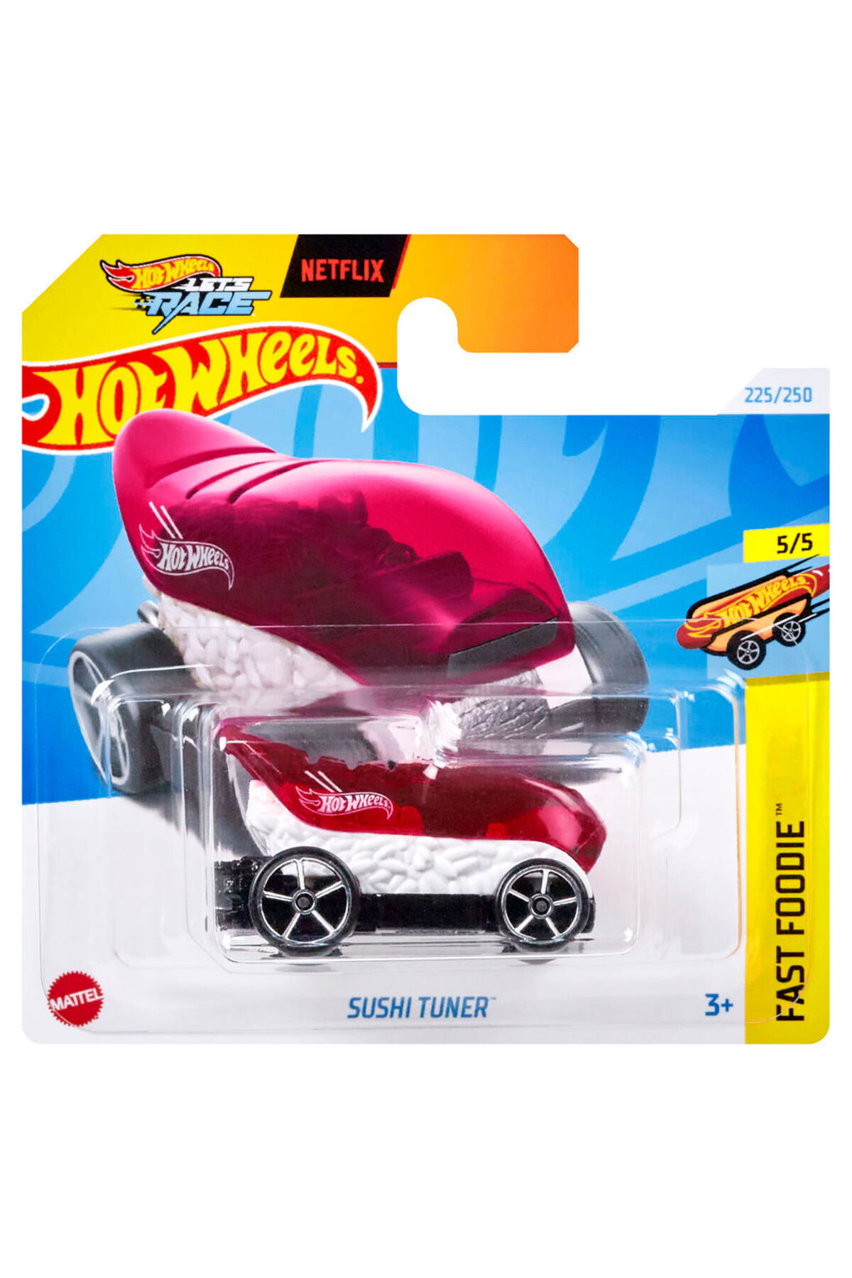 ماشین اسباب بازی تیونر سوشی تک چرخ دستی HRY88 HOT WHEELS