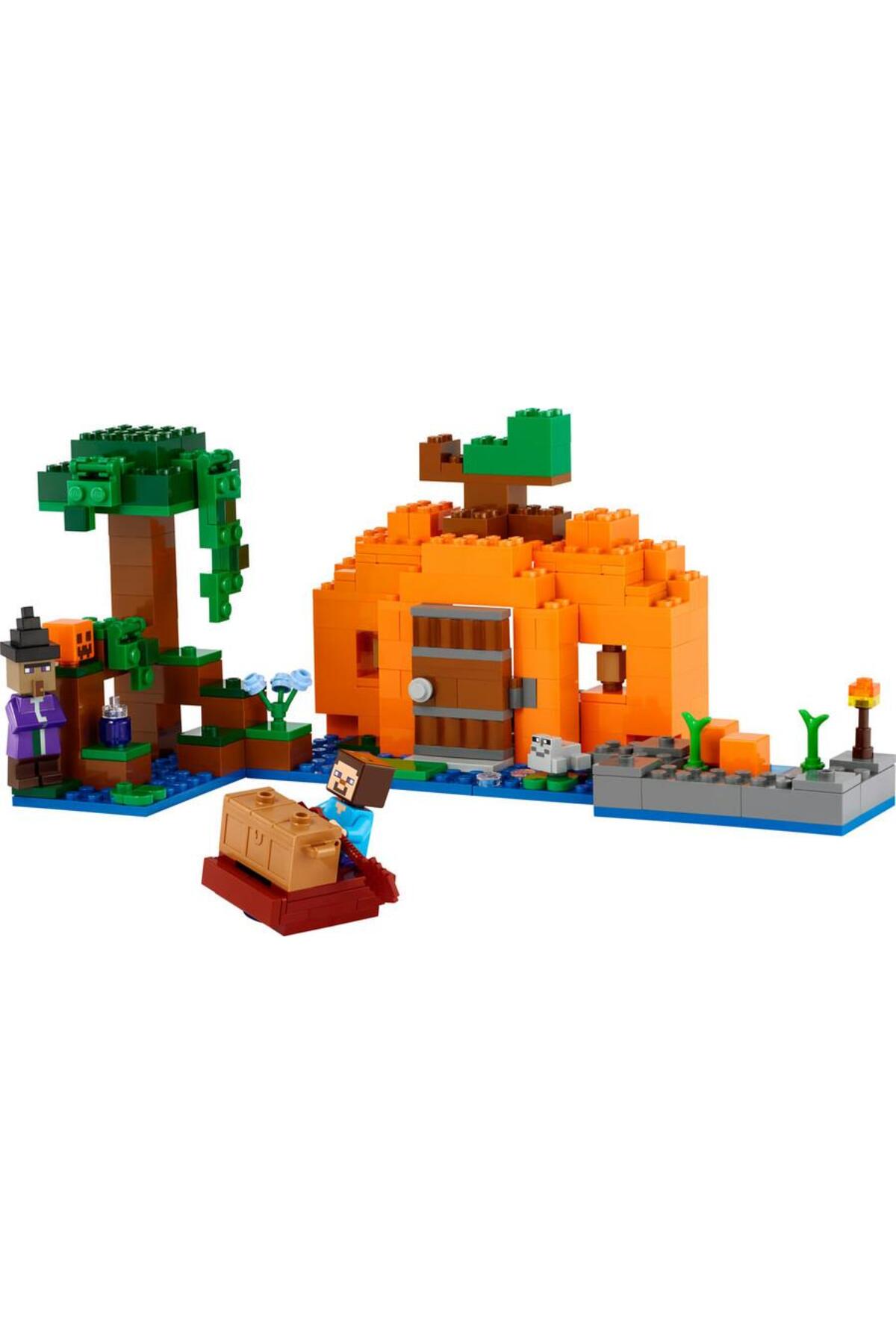 لگو و اسباب بازی های ساخت محور MINECRAFT 21248 THE PUMPKIN FARM از ترکیه LEGO