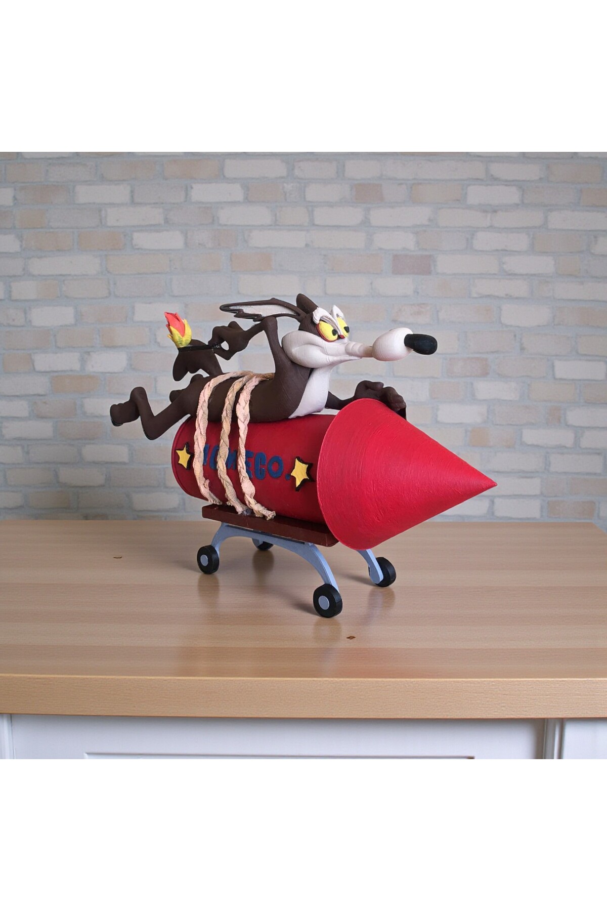 فیگور شکل WILE E. COYOTE – LOONEY TUNES دکور یکپارچهسازی با سیستمعامل کلکسیونی اندازه بزرگ FIGURİFY