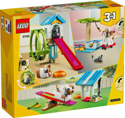 مجموعه ساختنی لگو LEGO کریئیتر ۳ در ۱ مدل 31155 چرخ همستر، ۴۱۶ قطعه، حداقل سن ۸ سال