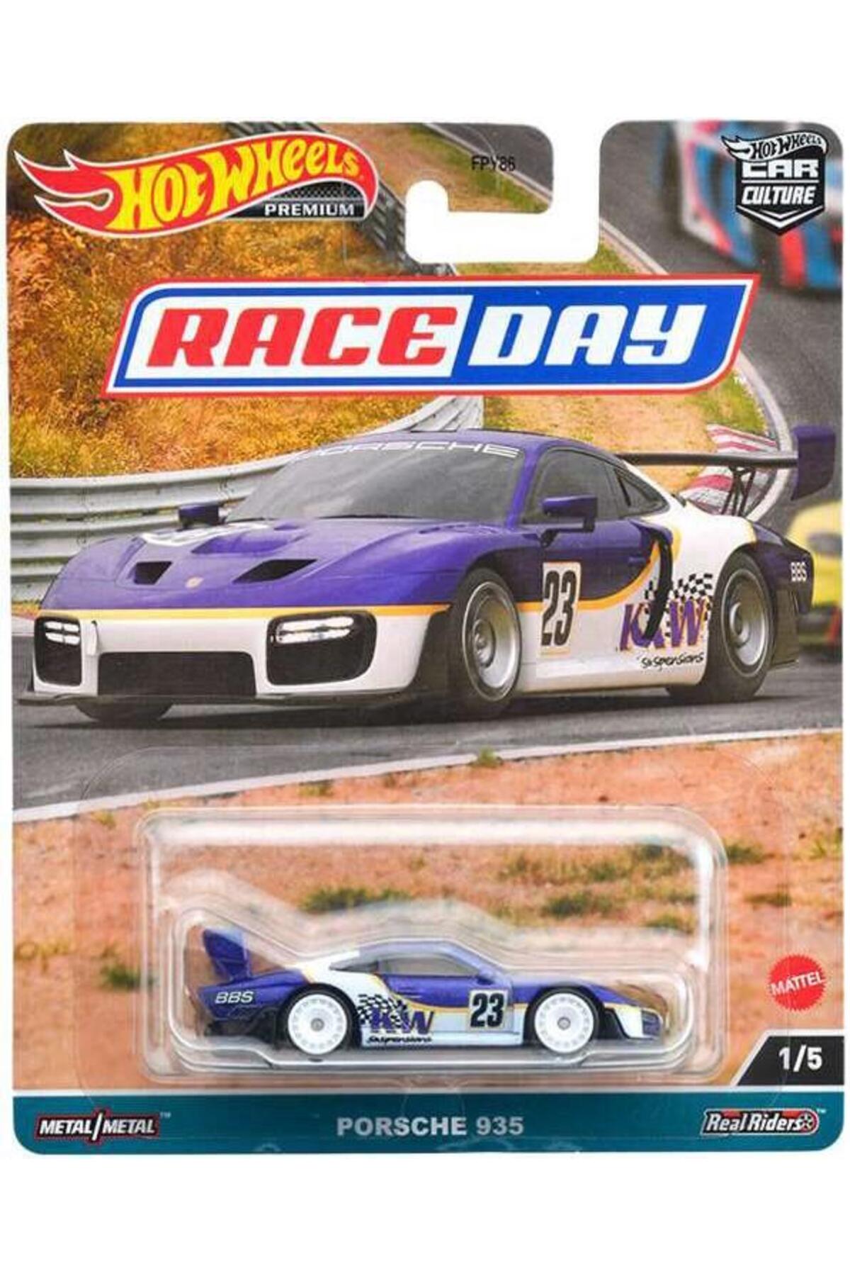 ماشین اسباب بازی روز مسابقه فرهنگ خودرو پریمیوم پورشه 935 HKC59 از ترکیه HOT WHEELS