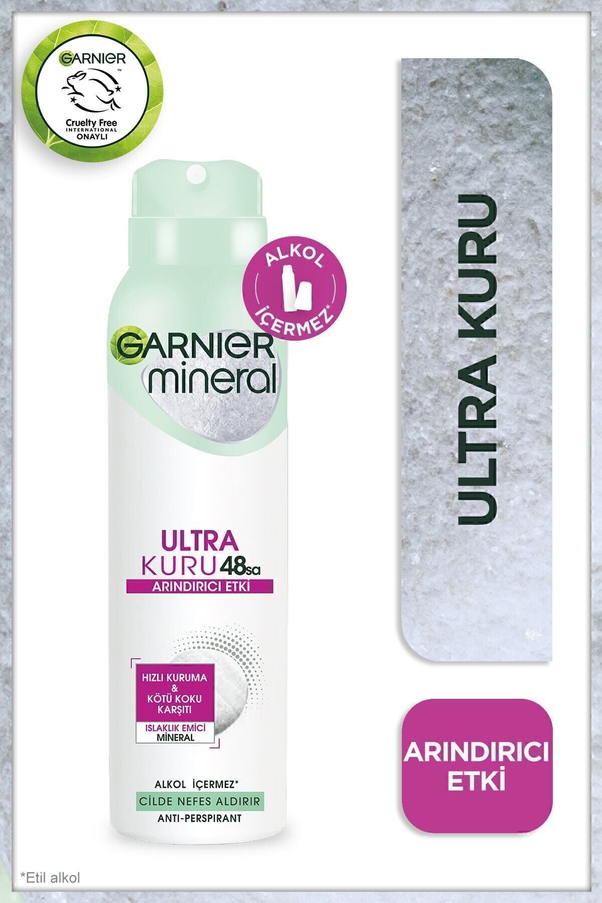 Garnier اسپری ضد عرق زنانه معدنی الترادرای گارنیه