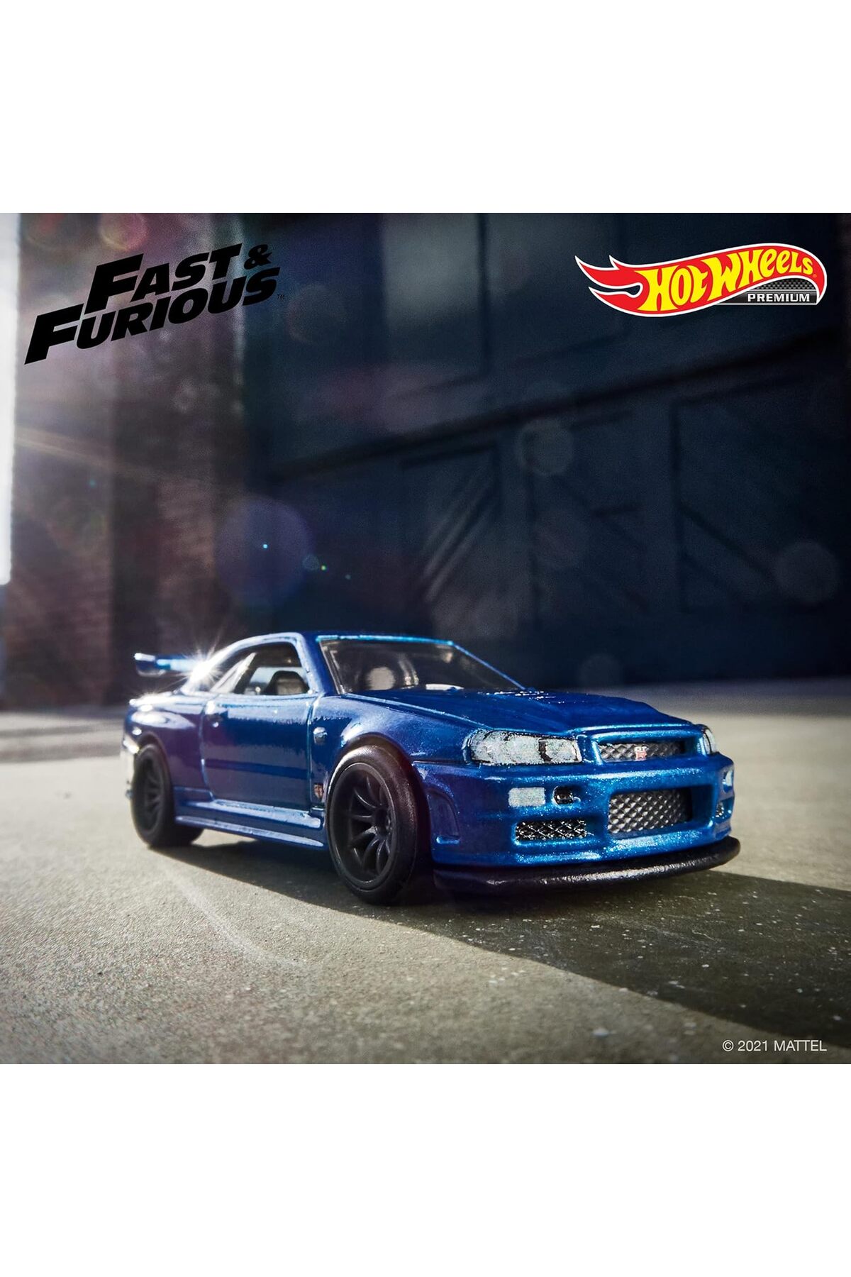 ماشین اسباب بازی فوق ستاره های حق بیمه F&T FAST NISSAN SKYLINE GT R BNR34 GRL84 هات ویلز اورجینال HOT WHEELS