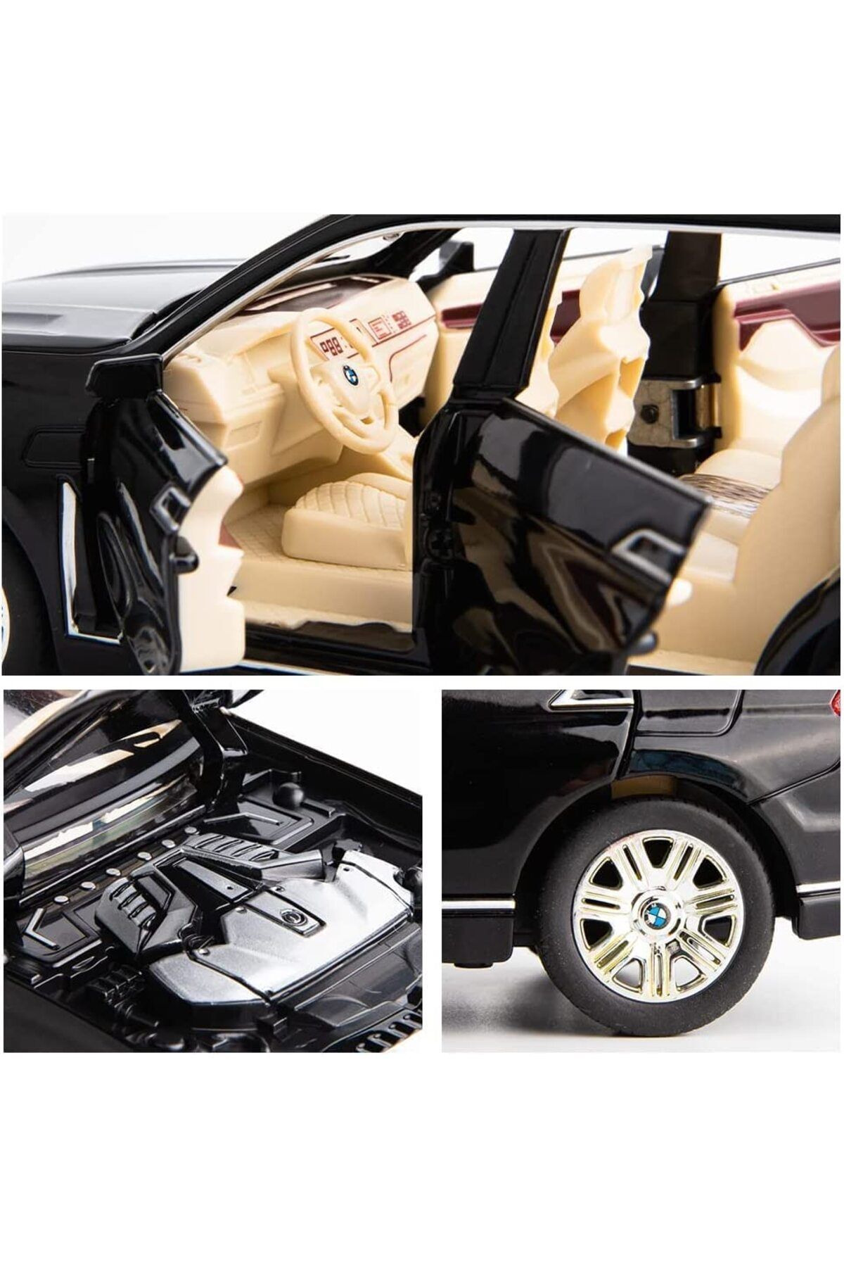 مدل خودرو BMW X7 CAR 1:24 DIECAST METAL MODEL COLLECTION JEEP SUV ماشین با صدا و نور اورجینال scntoys