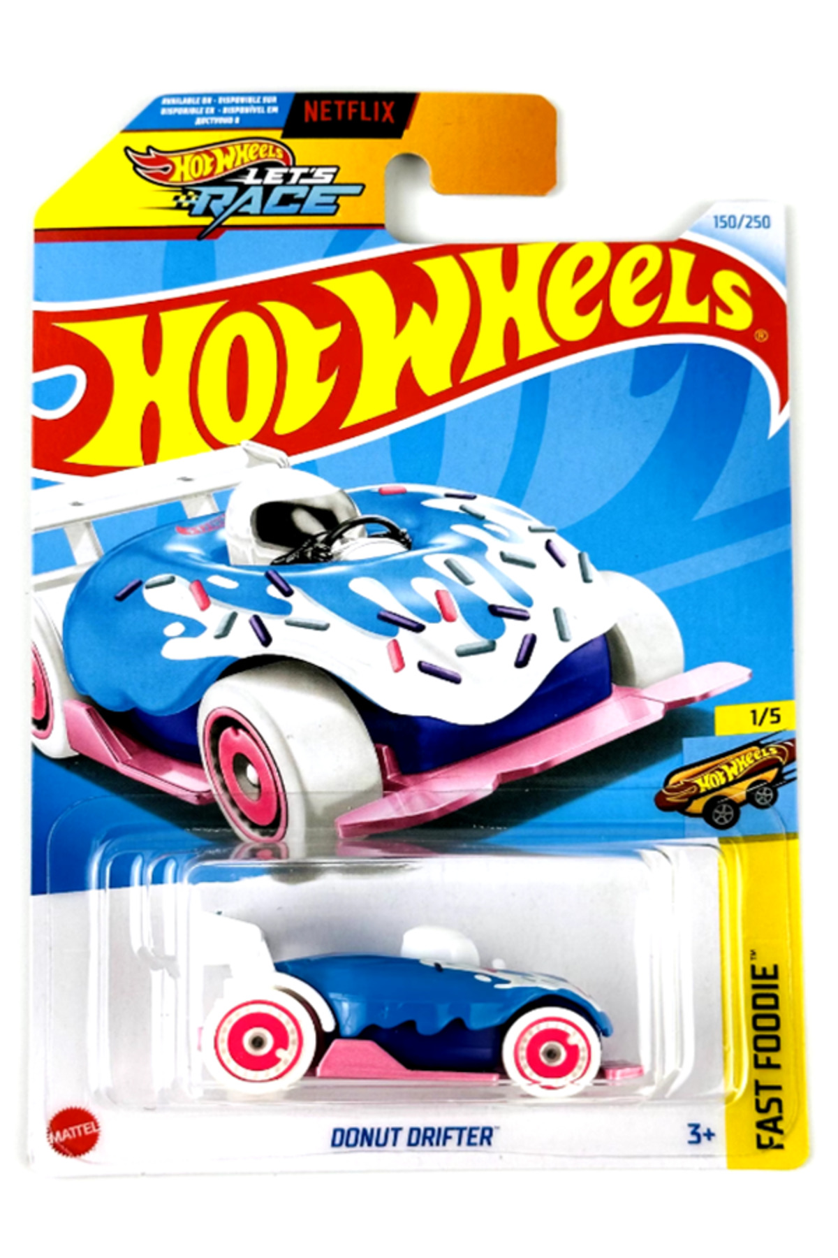 ماشین اسباب بازی DONUT DRIFTER FAST FOODIE اورجینال HOT WHEELS