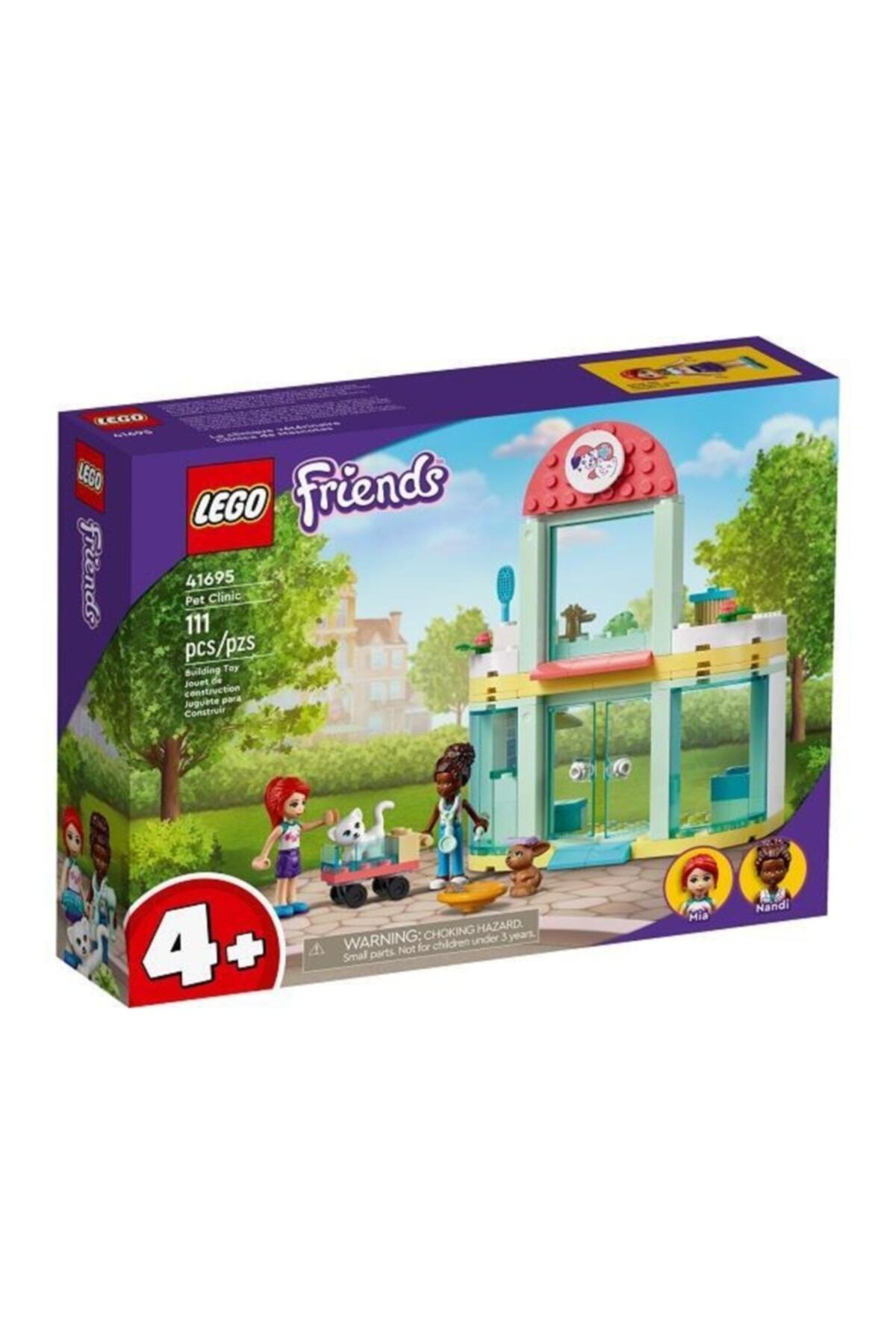 لگو و اسباب بازی های ساخت محور ® FRIENDS PET CLINIC 41695 – خلاقانه شامل گربه برای کودکان از ترکیه LEGO