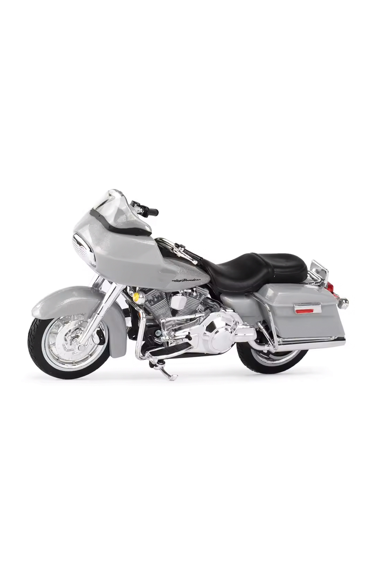 مدل خودرو HARLEY DAVIDSON 2002 ROAD GLIDE DIECAST GREY 1:18 MODEL MOTORCYCLE 31360 اورجینال Maisto