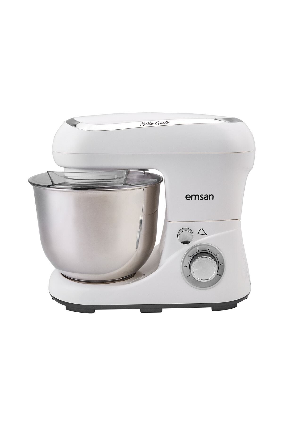 میکسر و ست پایه سفید BELLA GUSTO 1300W آشپز آشپزخانه اورجینال Emsan