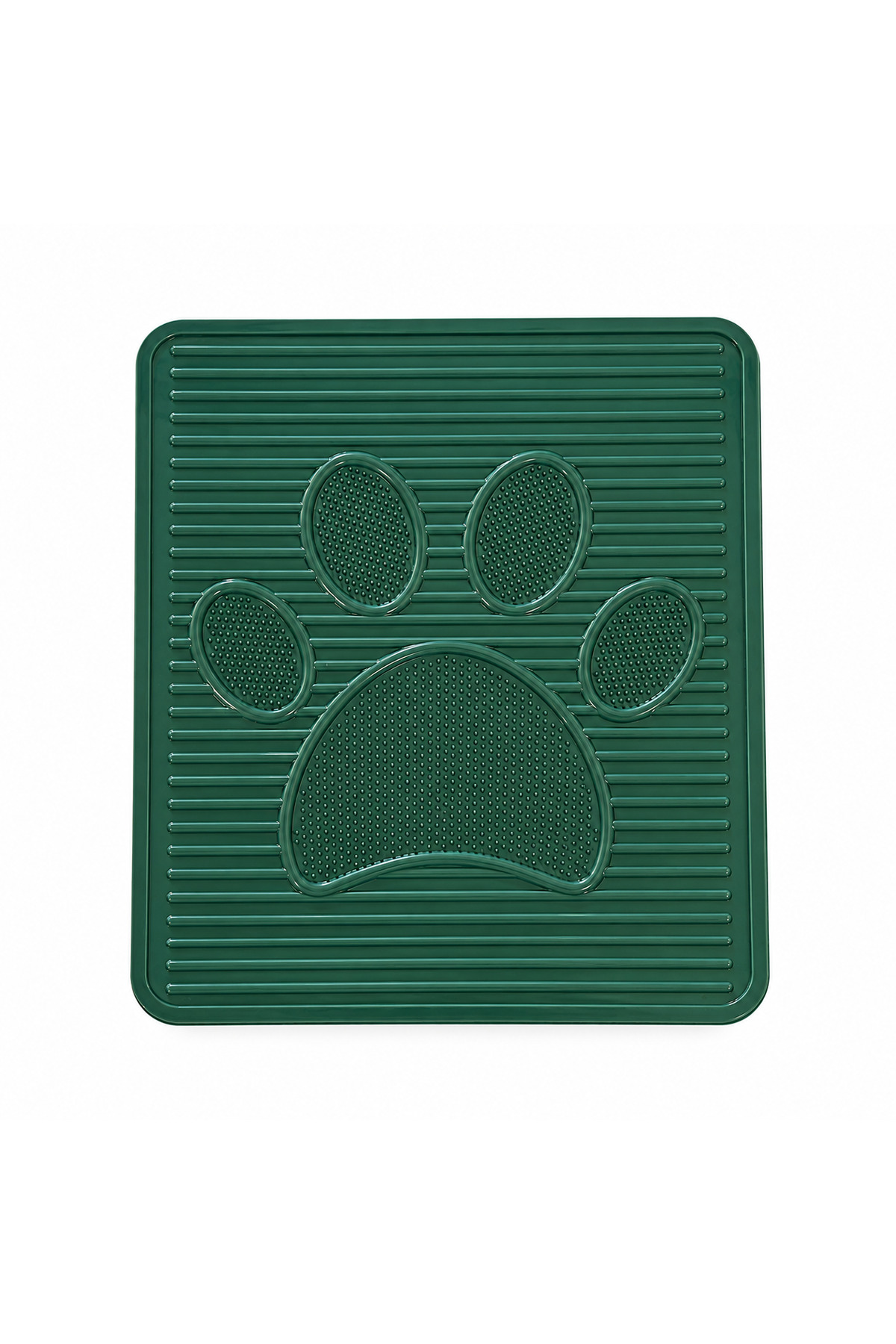 پاد توالت گربه طرح پنجه سبز مورا کت MORA CAT، پلاستیک سخت، مدل MKP-12