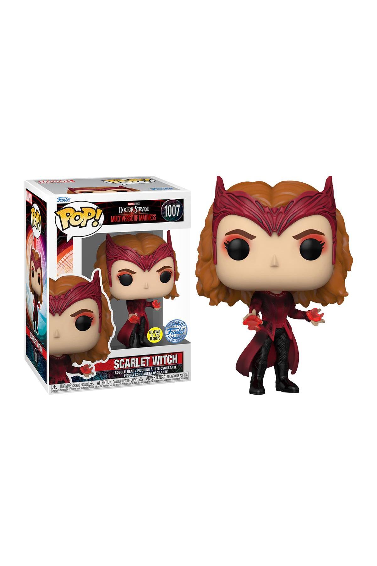 فیگور POP MARVEL: DOCTOR STRANGE IN THE MULTIVERSE OF MADNESS SCARLET WITCH GLOWS SPECIAL NO:1007 از ترکیه Funko