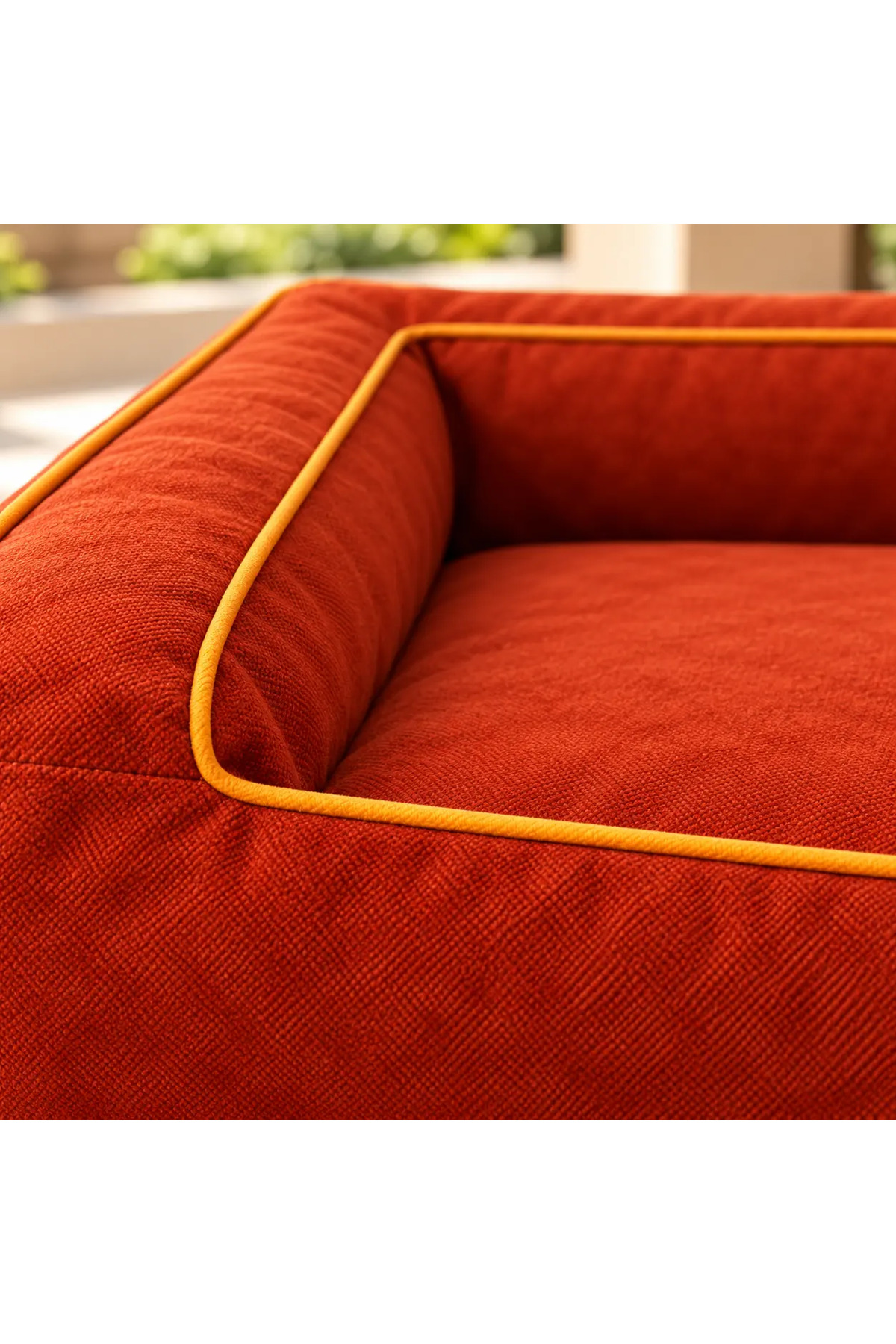 تخت مبل سگ و گربه نورثرن فشن Northern Fashion مدل PTY-SOFA-BED، آجری، سایز استاندارد