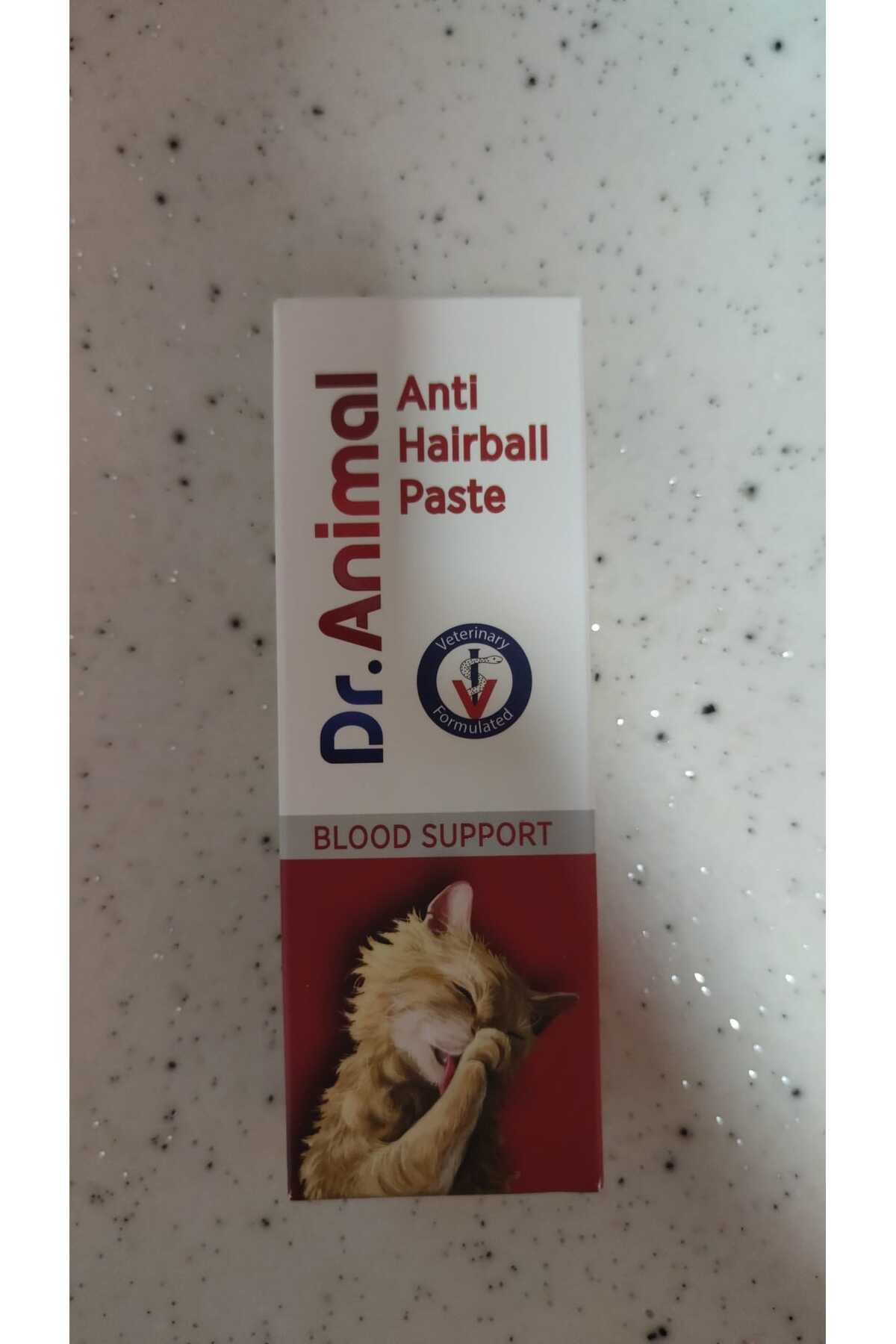 خمیر مکمل گربه دکتر انیمال Dr. Animal مدل ANIMALL، ضد گلوله مویی و حمایت خونی، ۷۵ گرم